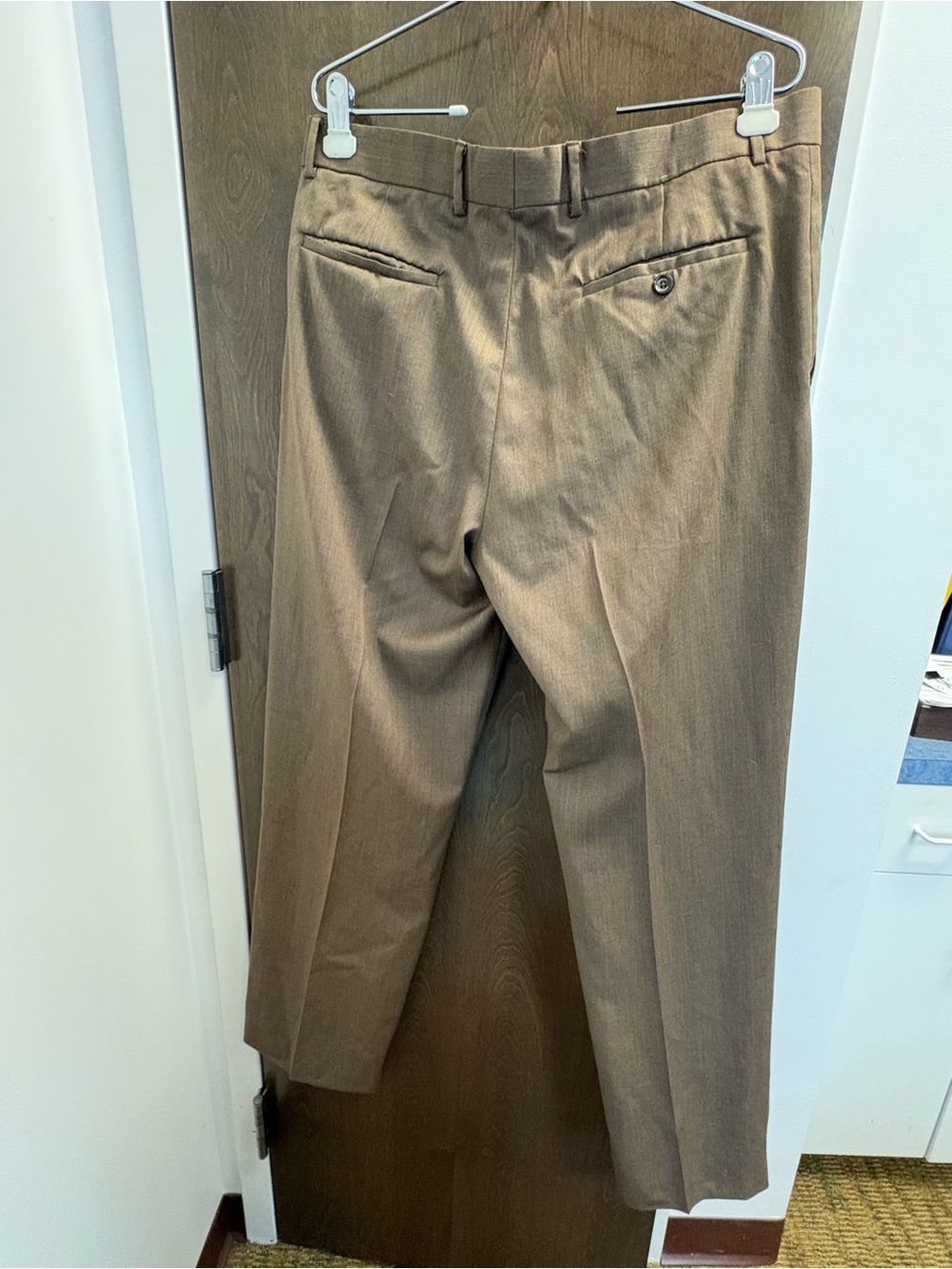 Banana Republic Men's Brown Dress Pants 34 - Picture 2 of 4
